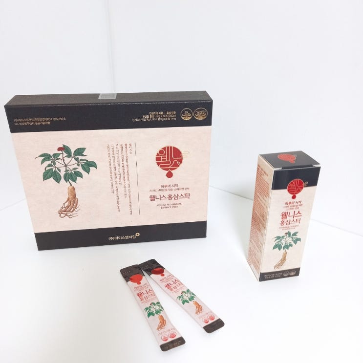  부모님선물로 웰니스홍삼스틱추천 면역력 건강기능식품