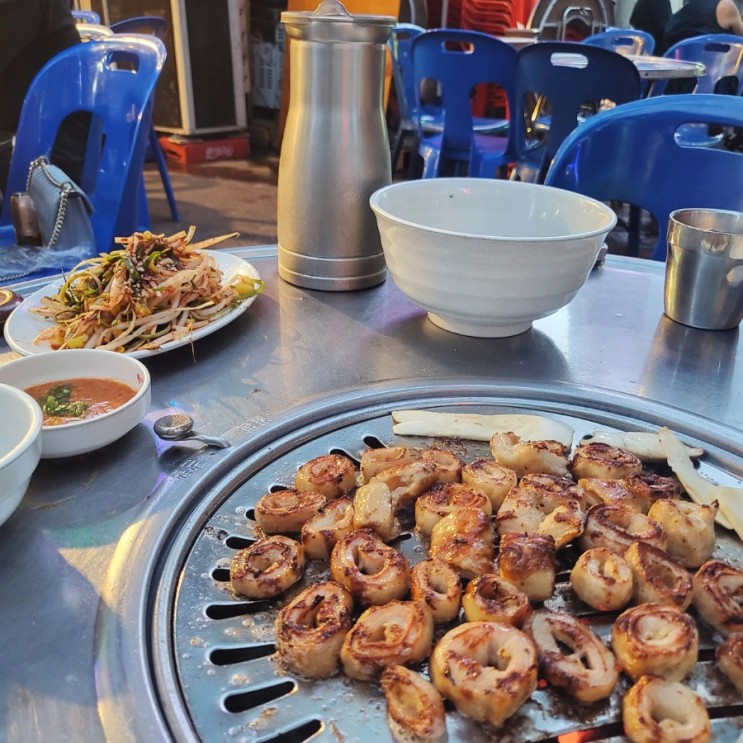 화정역 맛집 벙개막창 술집 야외 테이블