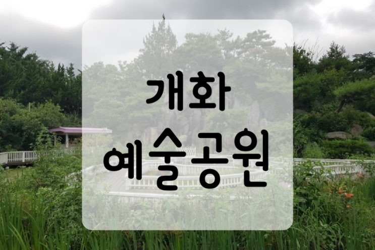  보령 개화 예술공원 허브랜드
