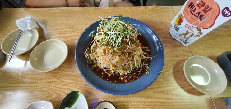  아산중국집 염티반점 간장탕수육 콩나물탕수육