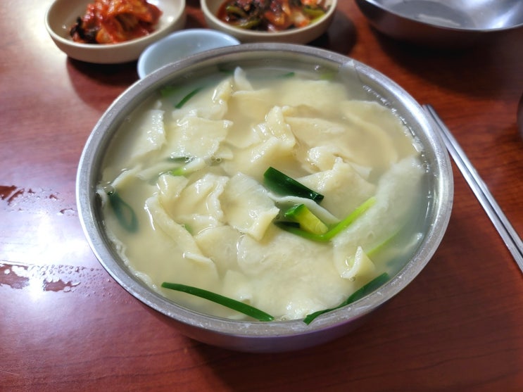  응암동 맛집 우정식당 바지락 칼국수 수제비 내돈내산