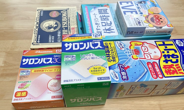  일본직구로 구매한 샤론파스와 호빵맨 모기패치