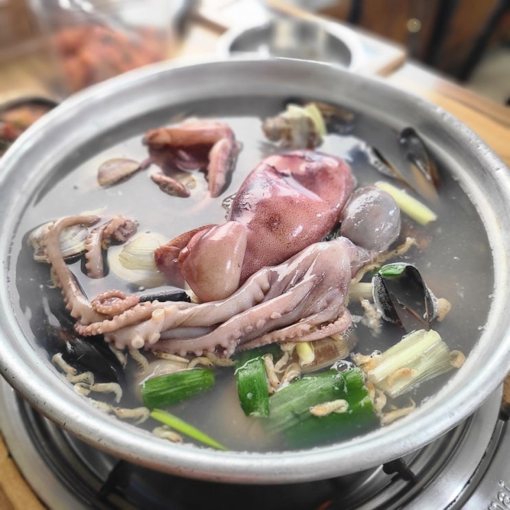 [김포 장기동 맛집] 조개탕이야 해물탕이야 《박승광해물손칼국수 본점》해산물 듬뿍 찐!!