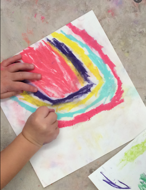  1. chalk drawing(분필로 그리기)