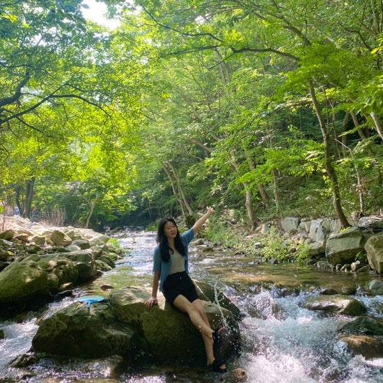  발 담그기 좋은 깨끗한 담양 용흥사계곡