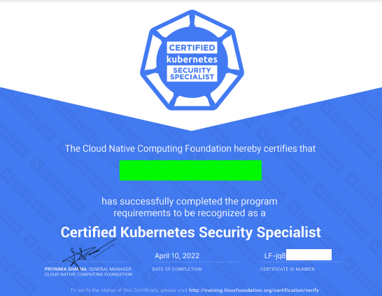  Certified Kubernetes Security Specialist (CKS) 합격 후기