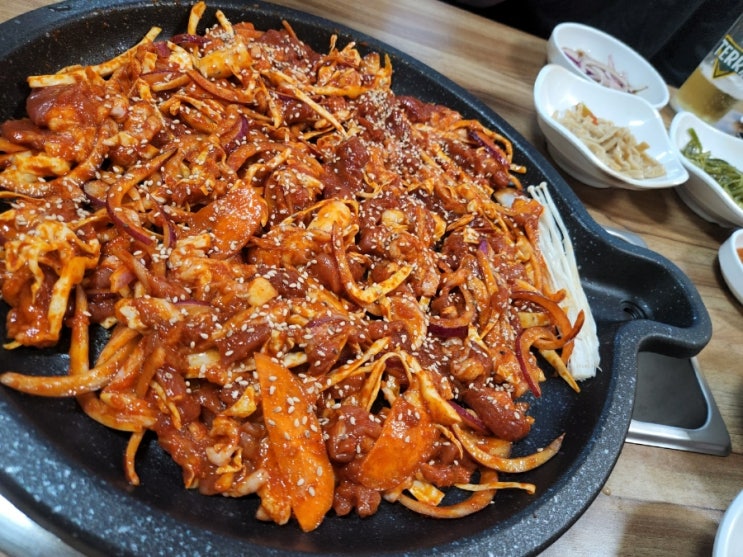  사상맛집 <오리명가> 오리양념이 맛나네요~