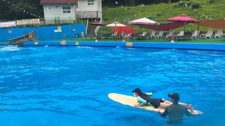  용인 서핑강습 받고 온천, 찜질방, 워터파크까지 즐기기