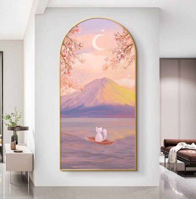  감성 구름 풍경 그림 액자