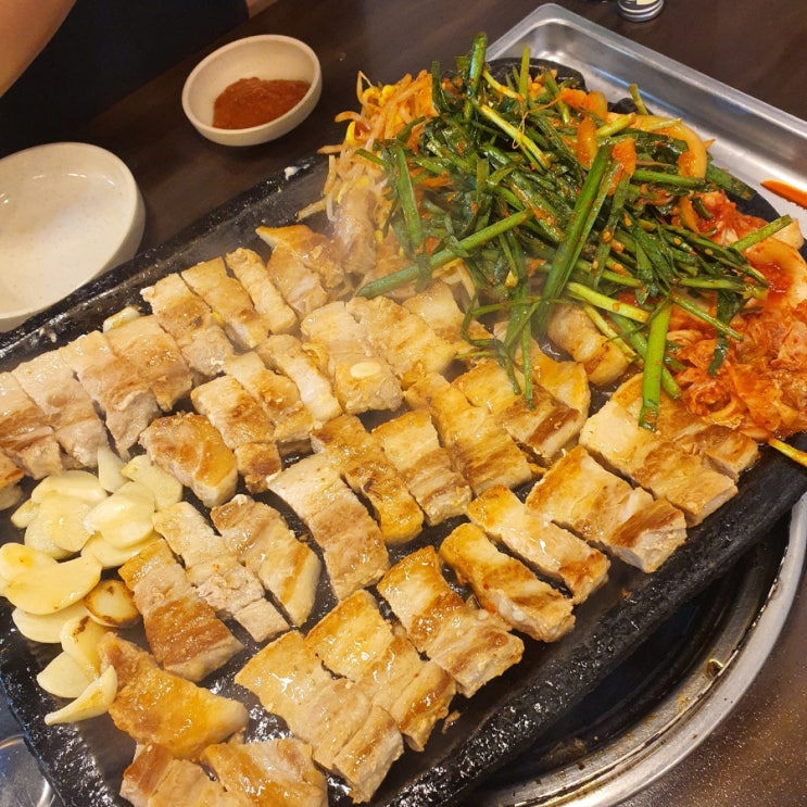  홍은동/남가좌동/명지대 삼겹살 맛집 장수촌(feat.K디저트 볶음밥)