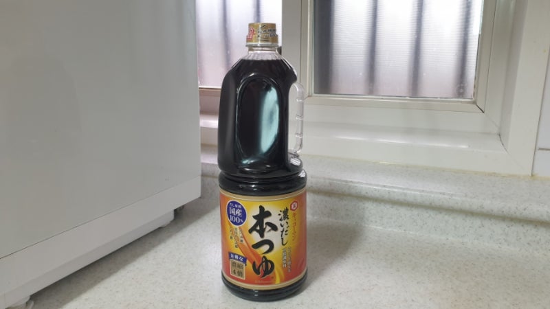 딱 고속도로 휴게소 우동 국물맛! 기꼬만 혼쯔유 코이다시 간장