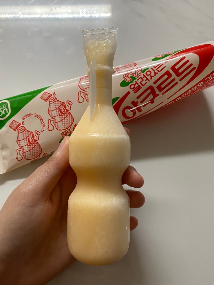 한국야쿠르트 :: 야쿠르트 얼려 먹는 거 좋아하는 으른이에게 딱 좋은 얼려있는 야쿠르트 아이스크림