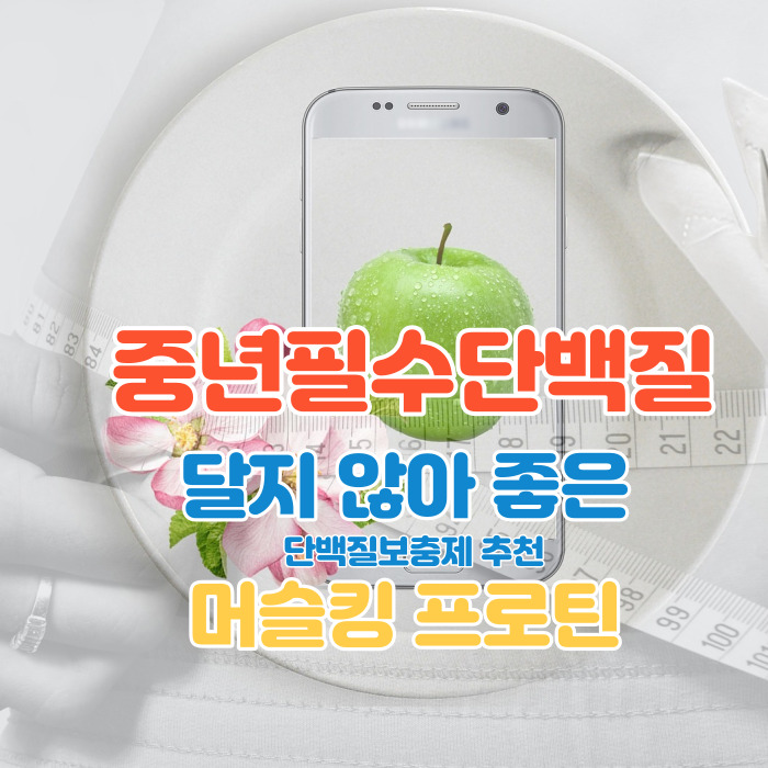  달지 않아 좋은 단백질 보충제 소개(feat.머슬킹 프로틴)