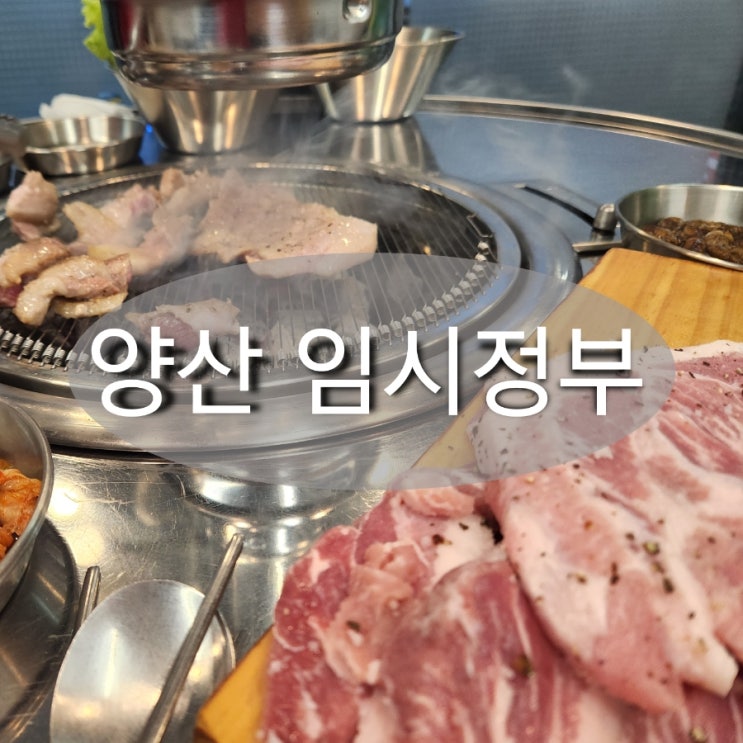  양산범어맛집 임시정부 돼지특수부위고기집 강추!