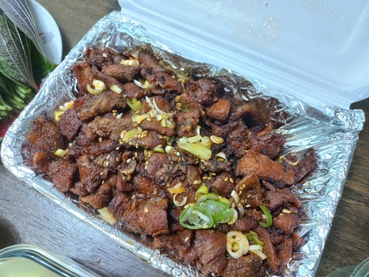  불맛이 끝내주는 석쇠야 장유점 석쇠불고기 간장맛