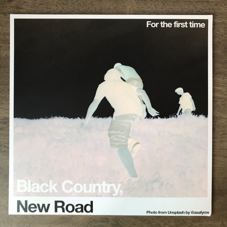  [LP, 엘피] Black Country, New Road(블컨뉴로) - For The First Time (반전 커버, 화이트 바이닐 + 싸인 프린트)