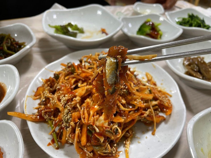  기장 로컬 멸치 회 맛집 대성칼치찌개구이