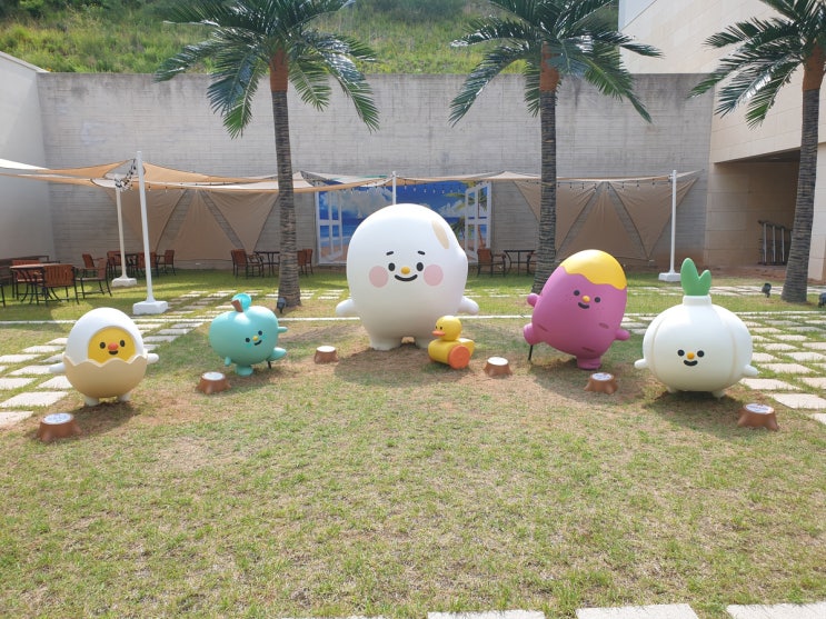  농협상호금융 마스코트 FRP캐릭터 포토존 조형물 제작 설치