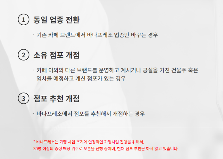  바나프레소 창업 이제는 가능합니다