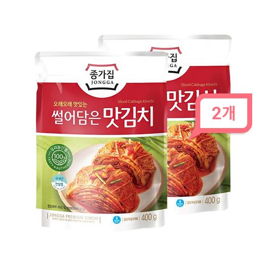 종가집 썰어담은 맛김치 400g 먹어보고서