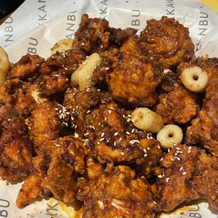  을지로3가 깐부치킨 추천메뉴(마늘간장 순살, 골뱅이 쫄면)