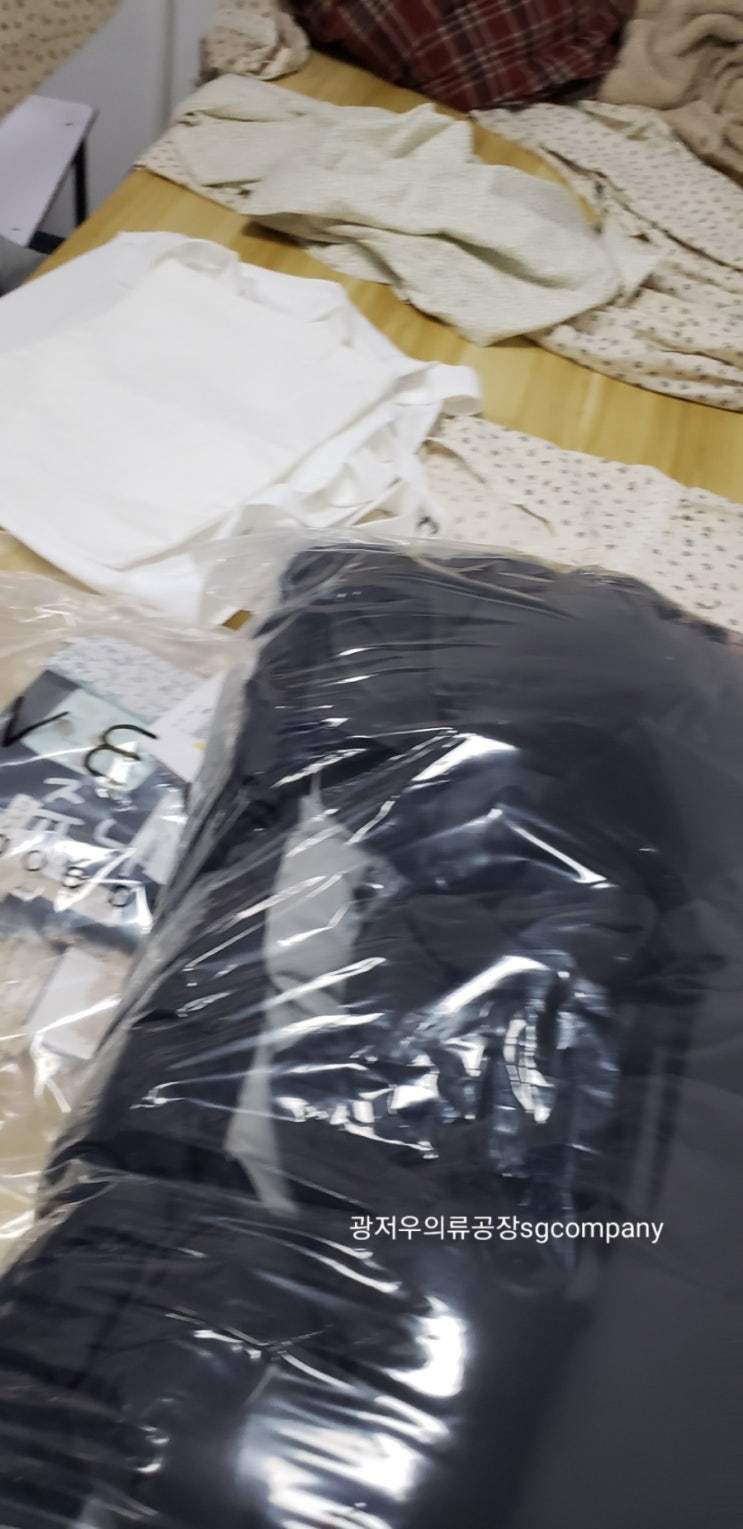  광저우) 의류제작 일상 공장 운영 기록