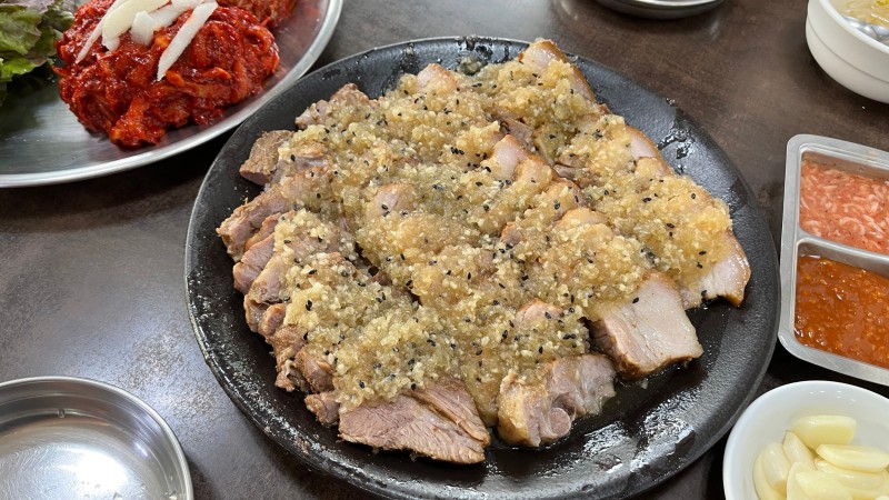 번동 맛집 장수보쌈 '달달한 마늘 보쌈' : 네이버 블로그
