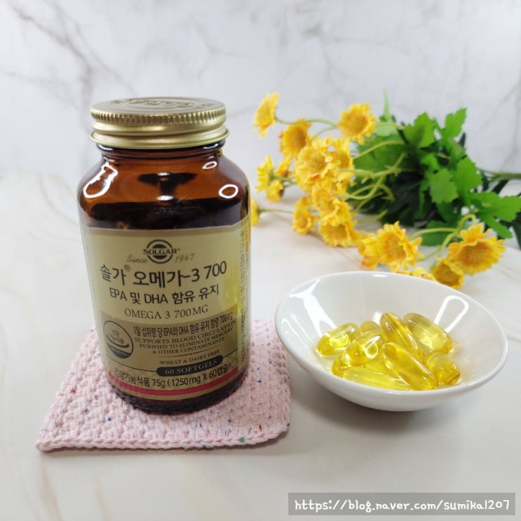 혈액순환영양제로 솔가 오메가3 선택했어요! 혈액순환영양제로 솔가 오메가3 선택했어요!