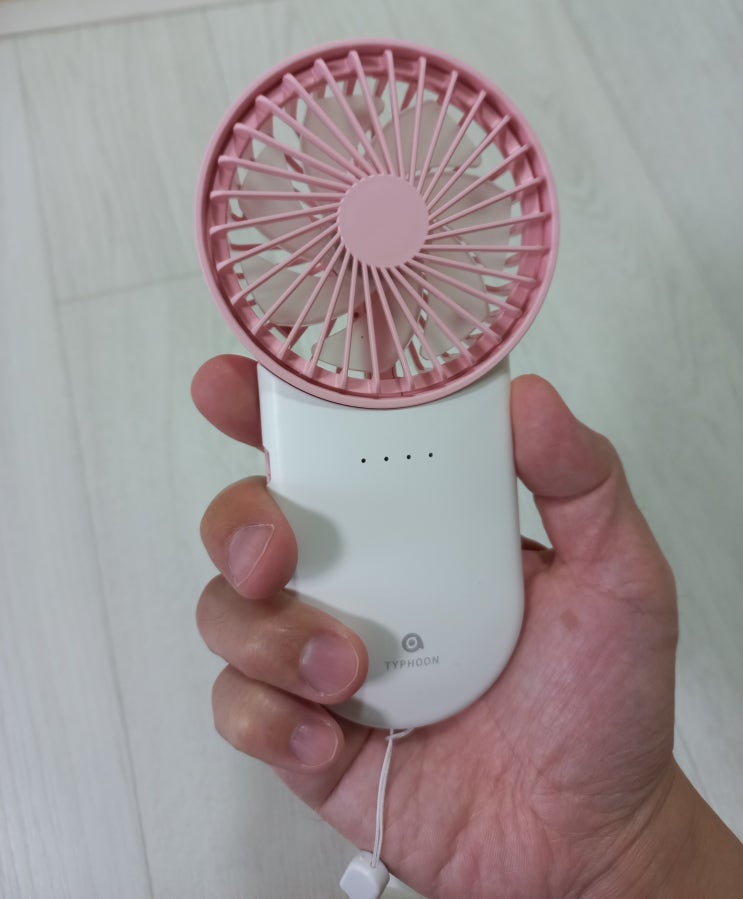 휴대용 미니 선풍기 알파 타이푼 미니 선풍기 구매후기 (ic0-FSM / 내돈내산)