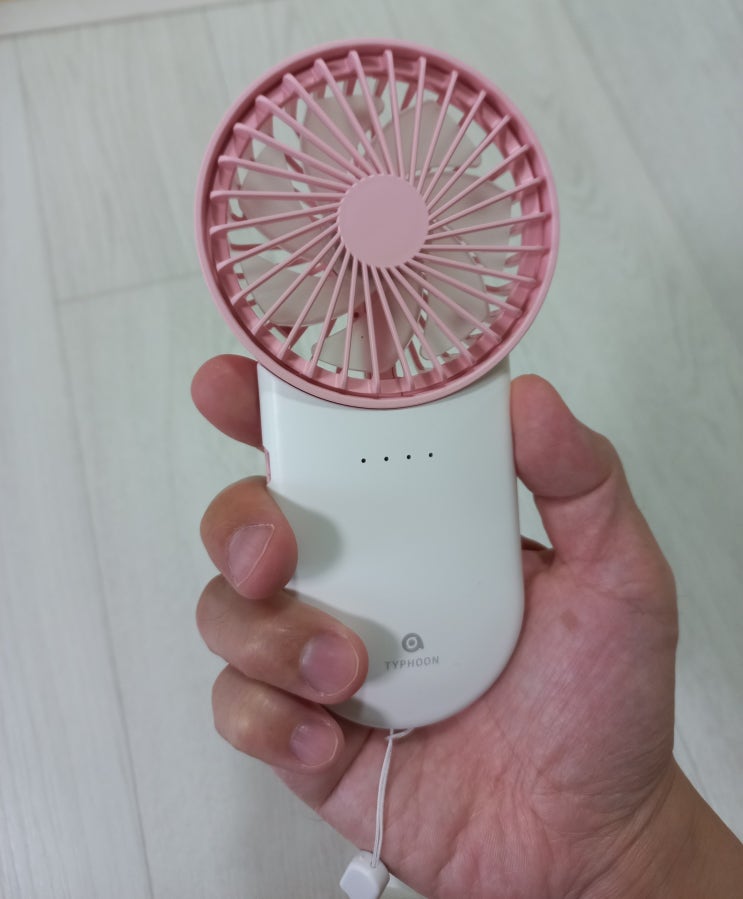  휴대용 미니 선풍기 알파 타이푼 미니 선풍기 구매후기 (ic0-FSM / 내돈내산)