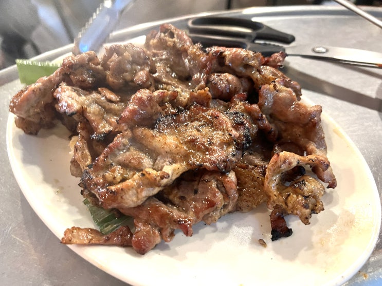  청주 산남동 맛집, 참숯불에 구워주는 신대박부속구이