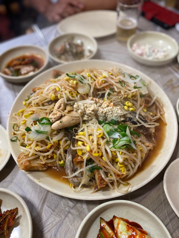  7/21 (4) 콩나물 명태찜 중 순한맛(군산시 나운동 우정명태 2호점)