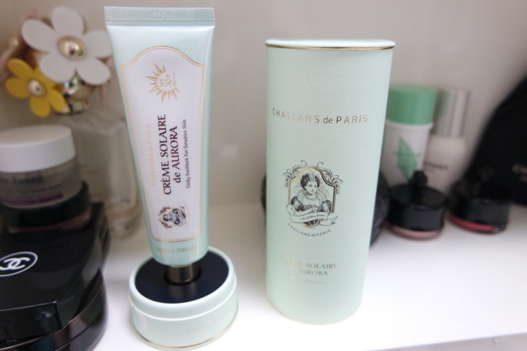  샬랑드파리 트러블피부용 무기자차 데일리 썬크림끈적임없어 데일리로 쓰기 좋아요