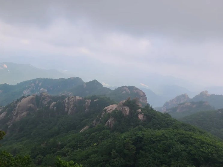 속리산 문장대 최단 코스 등산(화북 탐방지원센터~쉴 바위~문장대~원점)