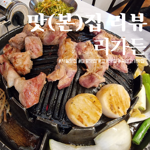  [마포맛집] 마포에서 꼭 가봐야되는 숙성고기맛집 '리가든'
