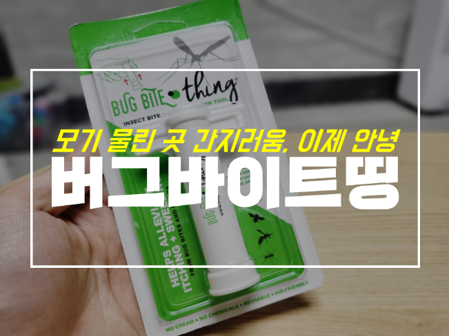  버그바이트띵 과연 효과 있을까 with 모기퇴치 팔찌