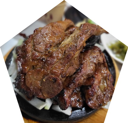  제천여행 해브나인 스파후 산아래 석갈비에서 저녁