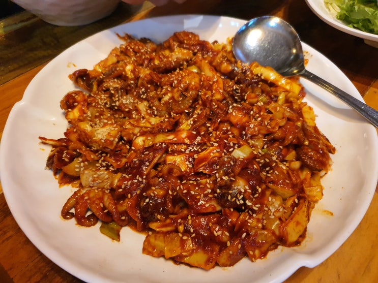 [내돈내산] 천호 로데오거리 쭈꾸미, 불고기맛집 더식당!!