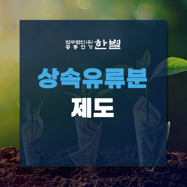  상속유류분제도 제대로 활용하고 싶다면 참고하세요