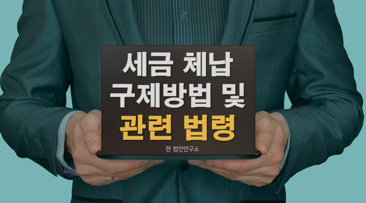  세금 체납 구제 방법 및 관련 법령