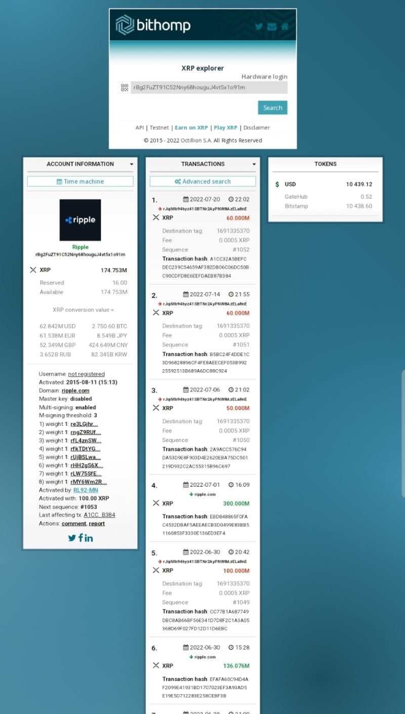 7월23일리플소식 (거래,고래,에스크로량) : 네이버 블로그