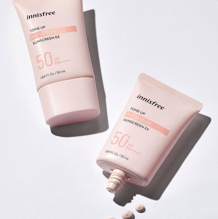  이니스프리 톤업 노세범 선스크린 SPF50+ PA++++