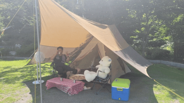 예당관광지 캠핑 후기