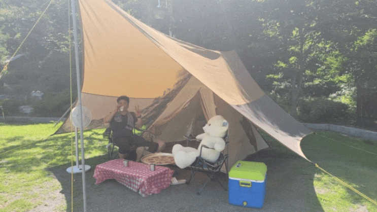  예당관광지 캠핑 후기