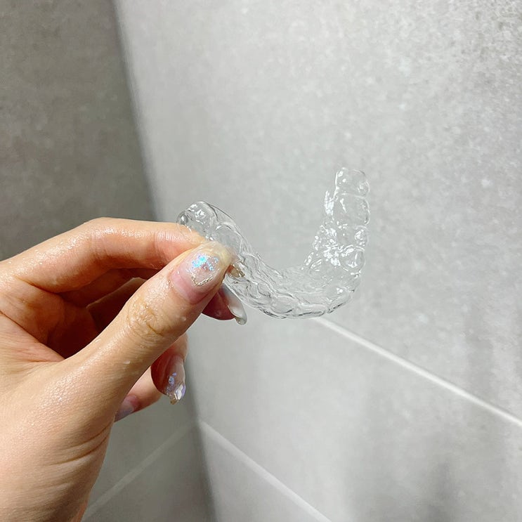  교정유지장치 치아유지장치 세척은 티드클린얼라인치약