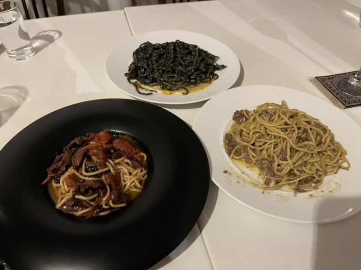  한남동 라샌독 오스테리아 파스타는 맛있었지만..... ㅎㅎ