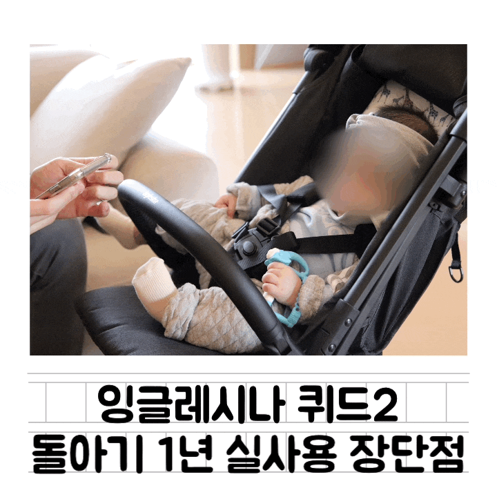  [내돈내산] 잉글레시나 퀴드2  : 1년 사용 솔직 후기 / 신생아 휴대용 유모차 사용시기 & 디럭스 vs 휴대용 vs 절충형 유모차 / 흔들린 아이 증후군