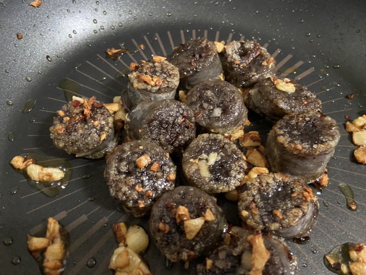  초간단요리 알리오 올리오 순대 올리브유 마늘 순대볶음