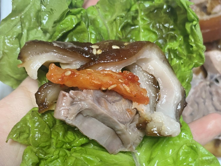  망포역 통통 족발 시켜서 먹어봄!