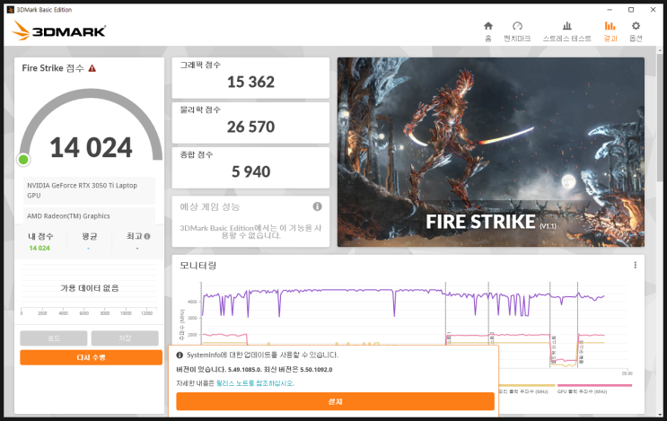  ASUS TUF Gaming A17 FA707RE-HX009(2022 tuf) 리뷰 3편 : 성능과 벤치마크 리뷰